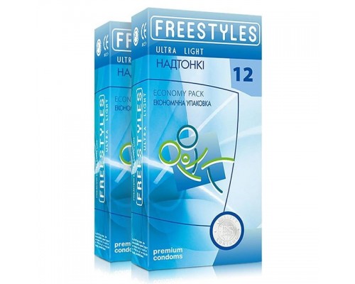 Презервативы FREESTYLES ULTRA LIGHT 12 штук