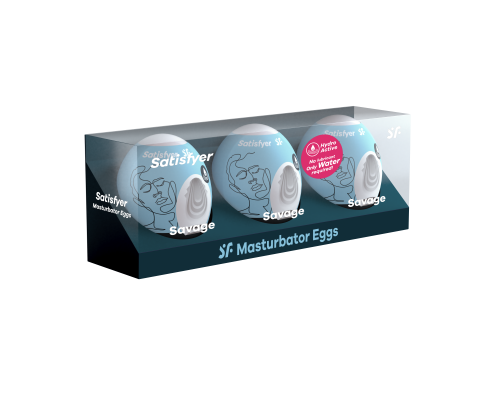 Набір Satisfyer Masturbator Egg 3er Set Savage