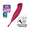 Стимулятор Satisfyer Twirling Pro Connect App dark red