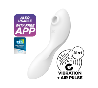 Вібратор Satisfyer Curvy Trinity 5+ white