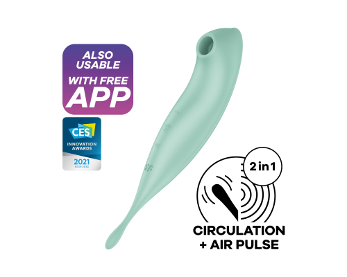 Стимулятор Satisfyer Twirling Pro Connect App mint