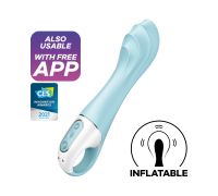 Вібратор Satisfyer Air Pump Vibrator 5+ blue