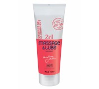 Лубрикант и массажный гель Massage and lube HOT