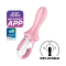 Satisfyer Air Pump Booty 5+ Inflatable Anal Vibrator Pink