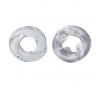 Эрекционные кольца Adam Male Toys™ Cock N Load Cock Rings, Clear