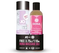 Подарочный набор System JO Limited Edition Promo Pack - Jo Agape (120мл) + DONA Flirty Massage (110)