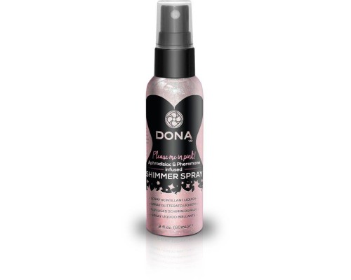 Спрей для тела с блестками DONA Shimmer Spray Pink (60 мл)