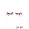 Baci Eyelashes - Реснички Black-Red Feather Eyelashes (B614)