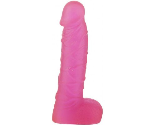 Dream Toys - Фаллоимитатор XSKIN 7 PVC DONG - TRANSPARENT, PINK (DT20594)