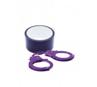 Dream Toys - Набор BONDX METAL CUFFS AND RIBBON, PURPLE (DT21002)