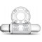 Blush - STAY HARD VIBRATING MEGA BULL RING CLEAR (T330579)
