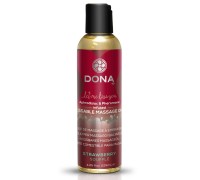 Массажное масло DONA Kissable Massage Oil Strawberry Souffle (110 мл)