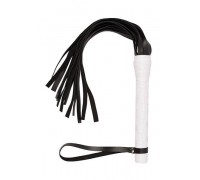 sLash - Флогер VIP Leather Flogger, WHITE (280137)