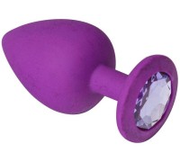 sLash - Анальная пробка, Purple Silicone Tourmalin, L (280596)