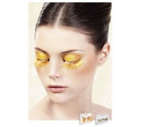 Baci Eyelashes - Реснички Orange Glitter Eyelashes (B537)