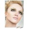 Baci Eyelashes - Реснички Light green Feather Eyelashes (B629)