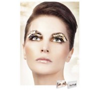 Baci Eyelashes - Реснички Beige-Brown Feather Eyelashes (B646)