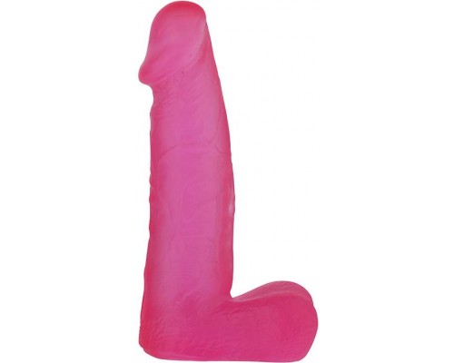 Dream Toys - Фаллоимитатор XSkin 6 PVC dong - Transparent, PINK (DT20593)