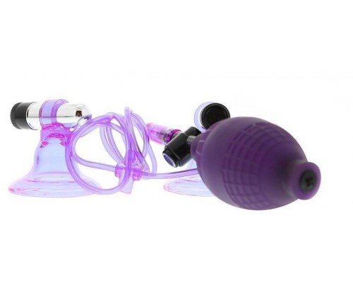 Seven Creations - Стимуляторы на соски Hi-Beam Vibrating Nipple Pumps Lavender (DT50124)