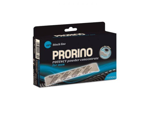 HOT - Пищевая добавка для мужчин ERO PRORINO black line potency powder concentrate, 7 шт по 5 гр (H78501)