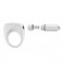 OVO - Вибрирующее кольцо OVO B6 Vibrating Ring, WHITE (OVOB6WHT)