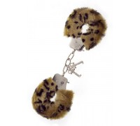 Dream Toys - Наручники, Metal Handcuff with Plush, LEOPARD (T160034)