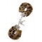 Dream Toys - Наручники, Metal Handcuff with Plush, LEOPARD (T160034)