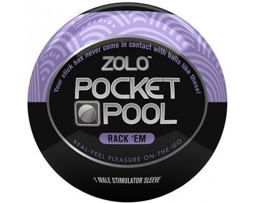 Zolo - Мастурбатор ZOLO POCKET POOL RACK EM (T670014)