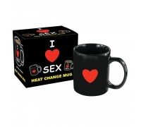 Кружка с приколом Mug (Heat Change) - I Love Sex