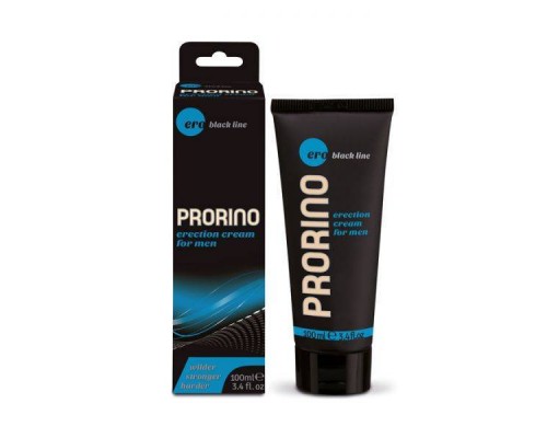 HOT - Возбуждающий крем для мужчин ERO PRORINO Black Line Erection Cream, 100 мл (H78202)