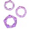 Blush - STAY HARD BEADED COCKRINGS PURPLE (T330564)