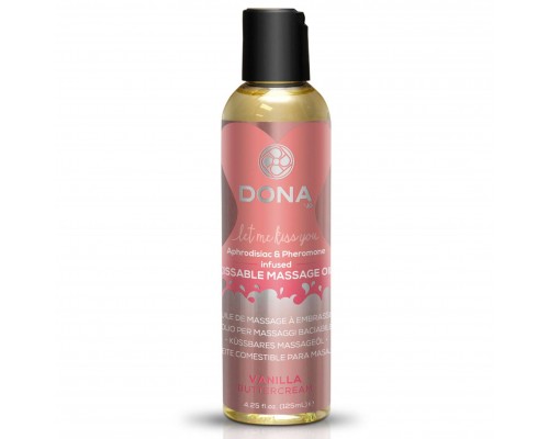 Массажное масло DONA Kissable Massage Oil Vanilla Buttercream (110 мл)