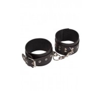 sLash - Оковы Leather Restraints Leg Cuffs, BLACK (280160)