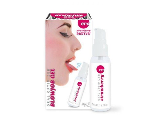 HOT - Стимулирующий оральный гель Oral Optimizer Blowjob Gel Strawberry, 50 мл (H77511)