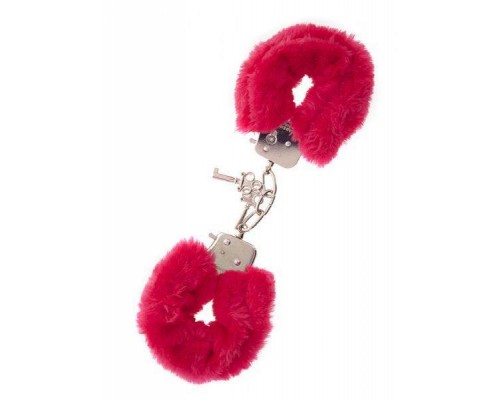 Dream Toys - Наручники,Metal Handcuff with Plush, RED (T160028)