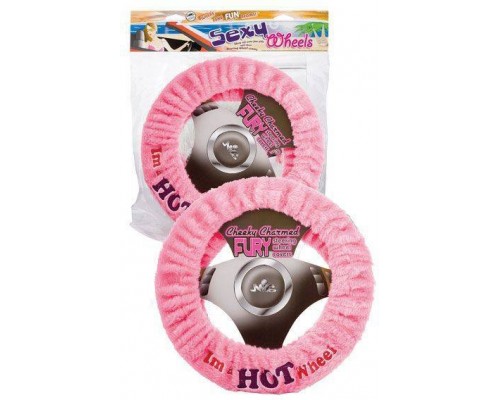 Tonga - Мягкий чехол на руль в машине Sexy Wheels Steering Wheel Cover, PINK (T160343)