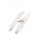 sLash - Наручники Leather Dominant Hand Cuffs, WHITE (280153)