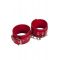 sLash - Оковы Leather Restraints Leg Cuffs, RED (280161)