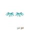 Baci Eyelashes - Реснички Blue Feather Eyelashes (B615)