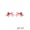 Baci Eyelashes - Реснички Black-Red Feather Eyelashes (B636)