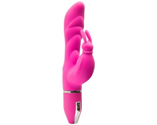 Dream Toys - Вибромассажер PURRFECT SILICONE DELUXE DUO VIBE, PINK (DT21088)