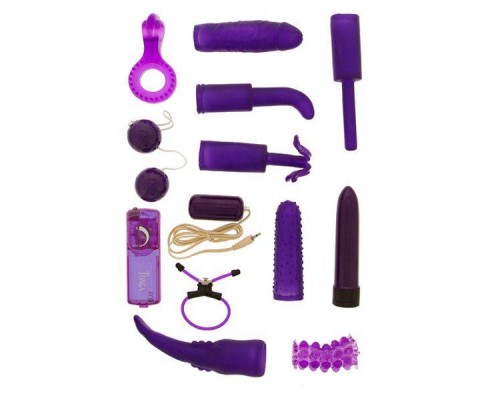 Dream Toys - Набор DIRTY DOZEN SEX TOY KIT, PURPLE (DT50299)