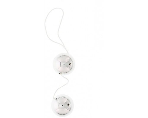 Seven Creations - Вагинальные шарики DUO BALLS,SILVER (DT50483)