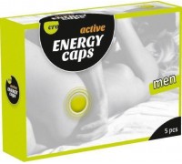 HOT - ERO Energy Caps Возбуждающие капсулы для мужчи 5 шт в упаковке (HOT77400)