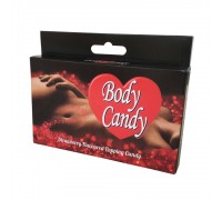 Карамельная пудра для тела с эффектом шампанского Body Candy (клубника) (32 гр)