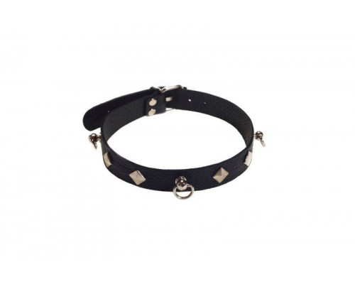 sLash - Ошейник Leather Choker, BLACK (280243)