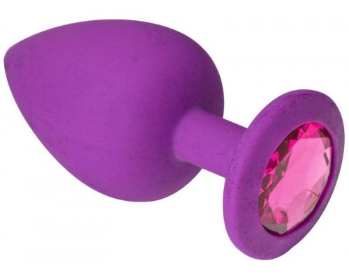 sLash - Анальная пробка, Purple Silicone Pink-Rhodolite, L (280589)