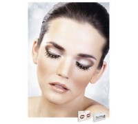 Baci Eyelashes - Реснички Black-Yellow Rhinestone Eyelashes (B503)