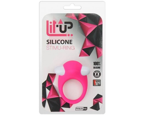 Dream Toys - Эрекционное кольцо LIT-UP SILICONE STIMU RING 6 PINK (DT21236)