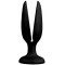 Dream Toys - MENZSTUFF FLOWER BUTT PLUG 4INCH BLACK (DT21248)